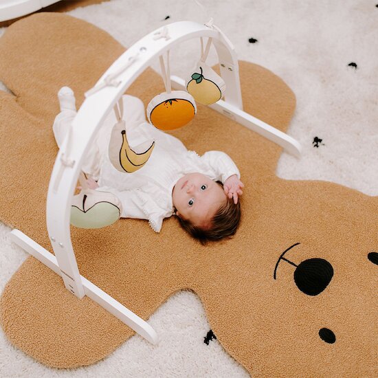 Teddy Tapis d'éveil Brun 150 cm de Childhome Teddy Tapis d'éveil Brun 150 cm de Childhome