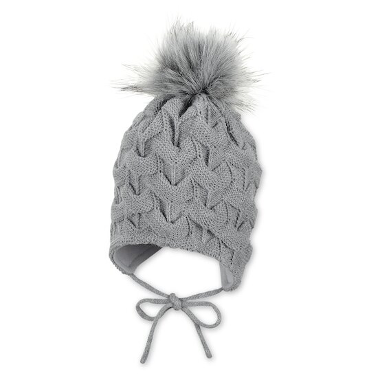 Bonnet tricot Gris  de Sterntaler