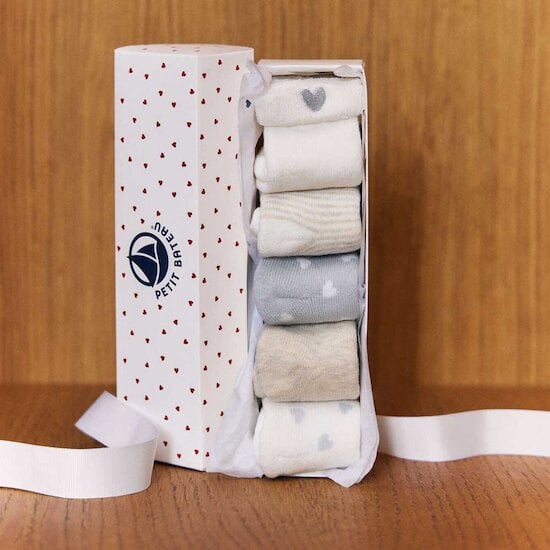 Lot de 5 Paires Chaussettes naissance   de Petit Bateau