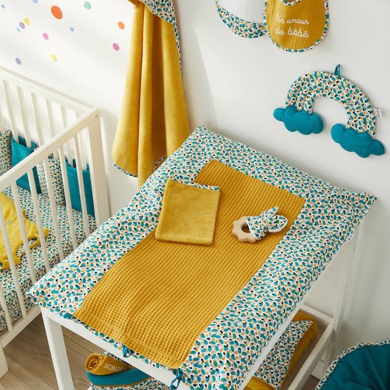 Housse matelas à langer Baby Dop 60 x 80 cm de BB&Co Housse matelas à langer Baby Dop 60 x 80 cm de BB&Co