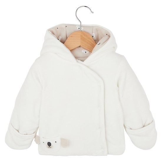 Veste capuche Petit Koala Écru  de Marèse