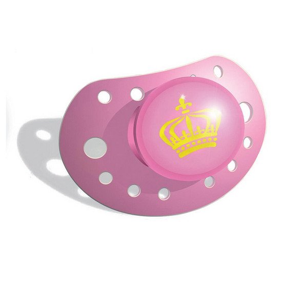 Sucette en silicone Petit Royal rose  de Elodie Details