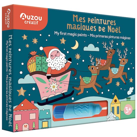 Mon coffret d'artiste - Mes premières peintures magiques de Noël   de AUZOU Mon coffret d'artiste - Mes premières peintures magiques de Noël   de AUZOU