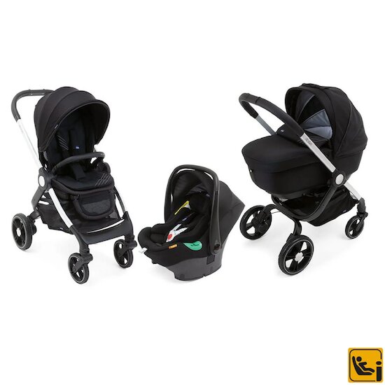 Poussette Trio Alysia i-Size Pirate Black  de Chicco