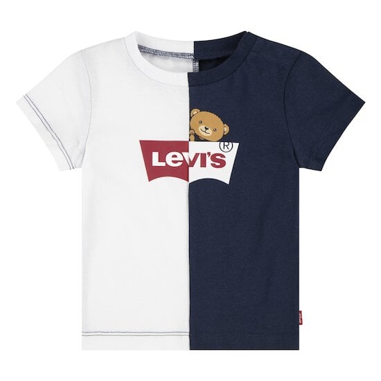 T-shirt graphique Spliced Bleu  de Levi's Kids