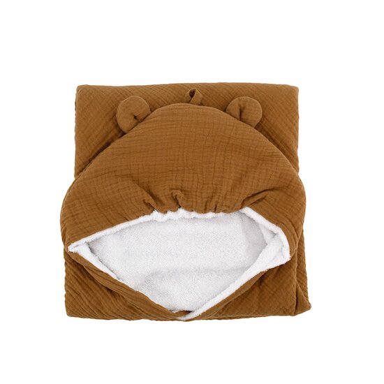 Boubou Sortie de Bain Caramel  de Domiva Boubou Sortie de Bain Caramel  de Domiva