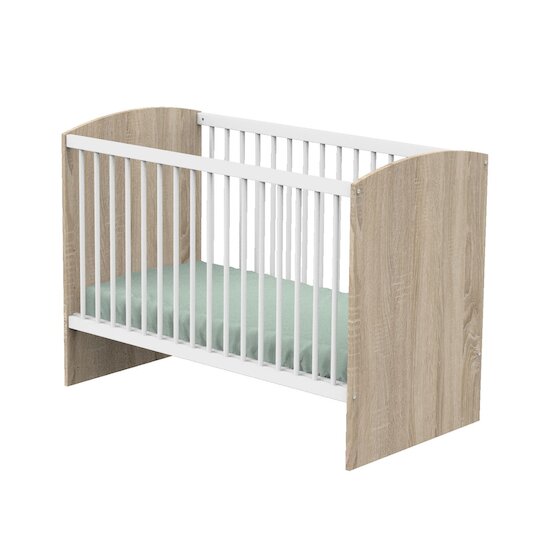 Access Lit bébé Bois blanc 60 x 120 cm de Sauthon Baby's Sweet Home