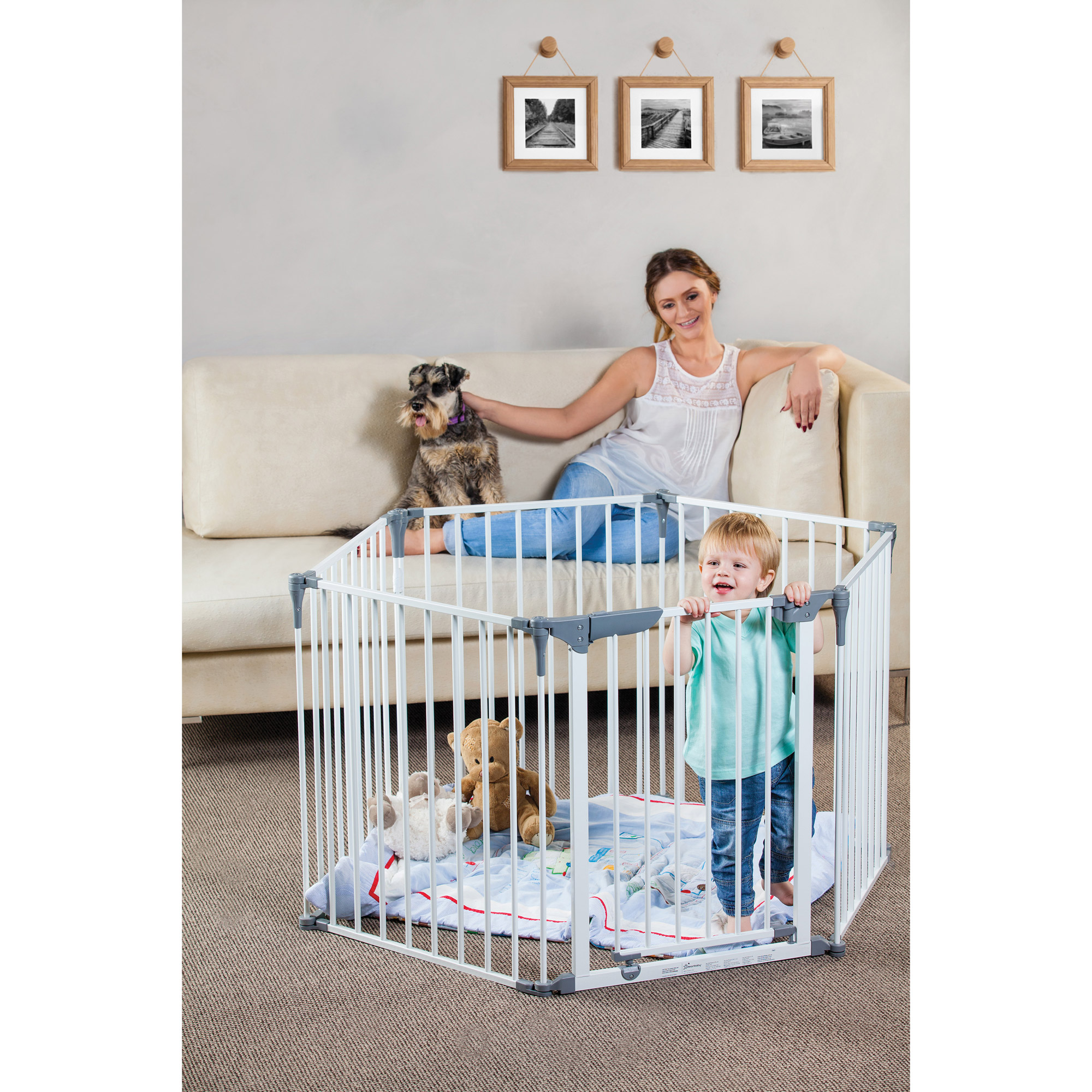 Parc Royale Convertible 3 En 1 Blanc De Dreambaby Barrieres De Porte Aubert