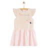 Robe à rayure avec oiseau