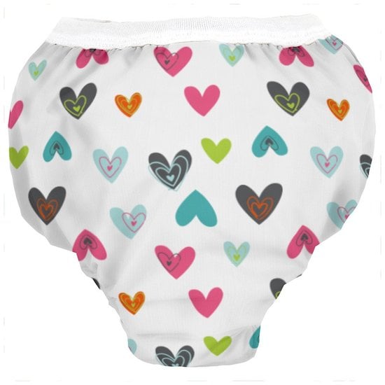 Culotte d'apprentissage Cœurs 15-17 kg de Domiva