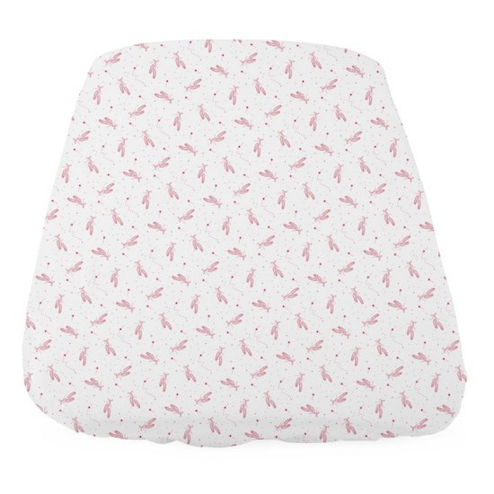 Drap housse Next2Me Forever x2 Pink Ballet de Chicco, Draps