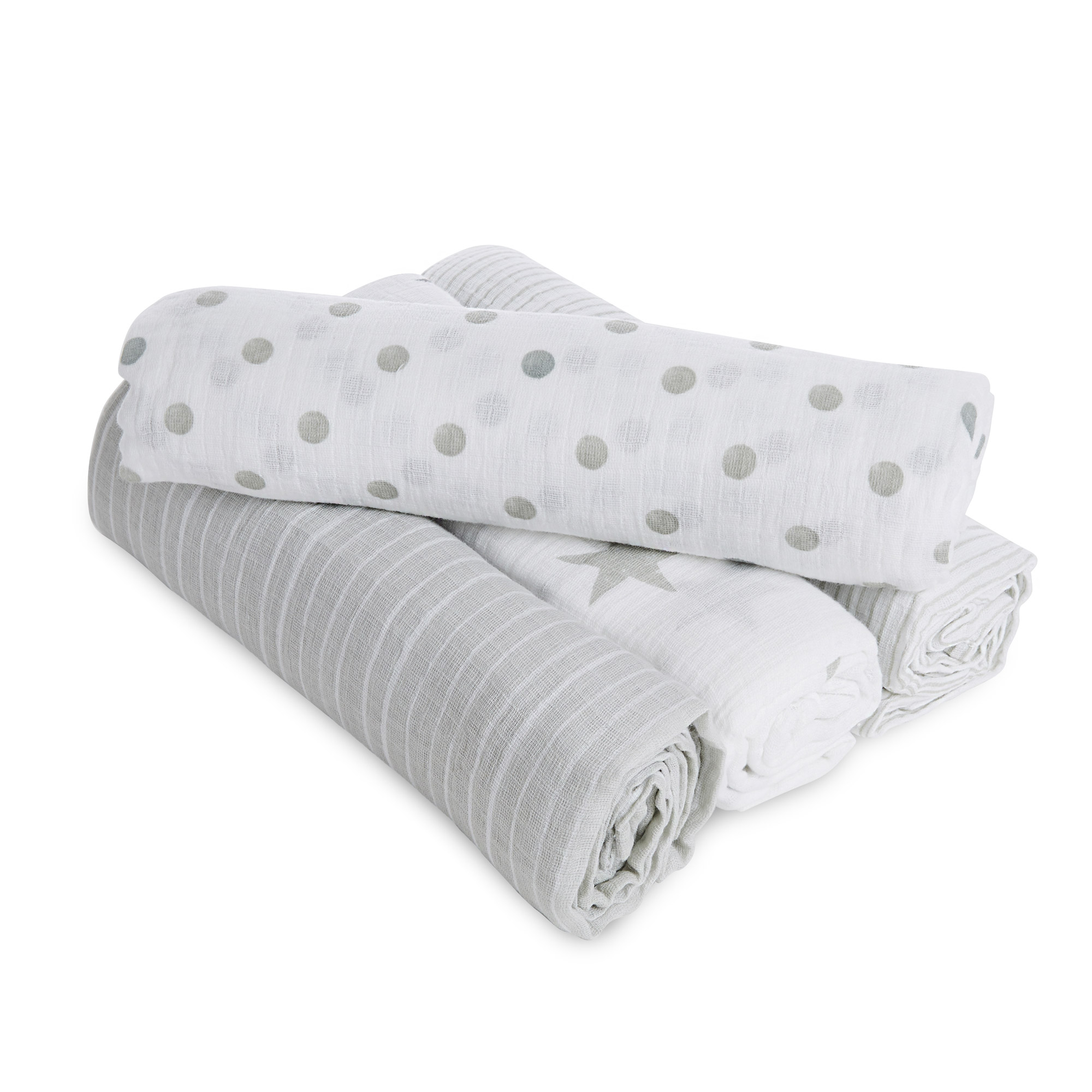 Lot De 4 Langes 112x112 Mickey Bubble De Aden Anais Essentials Langes Aubert