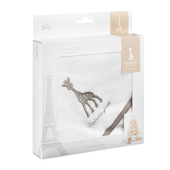 Boîte coffret cadeau cape de bain Sophie la Girafe Blanc  de Sophie La Girafe