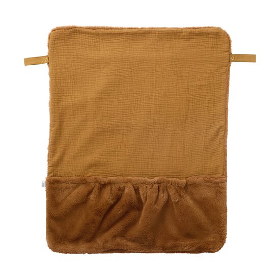 Couverture Nomade Fausse Fourrure Angora Brown  de BB&Co