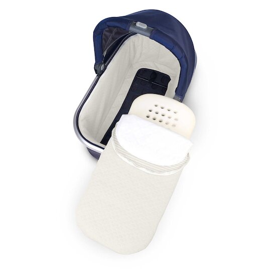 Housse de matelas pour nacelle Vista/Cruz Blanc  de UPPAbaby
