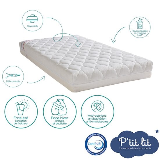 Matelas Bébé Climatisé   de P'tit lit Matelas Bébé Climatisé   de P'tit lit