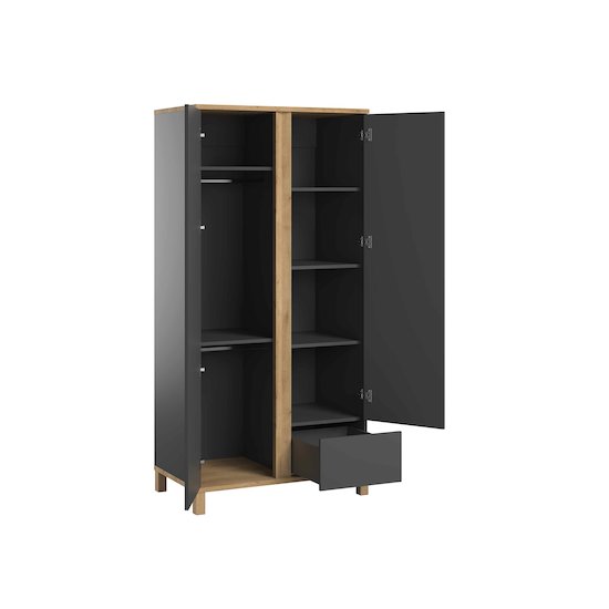 Altitude Armoire 2 portes Graphite  de Vox Altitude Armoire 2 portes Graphite  de Vox