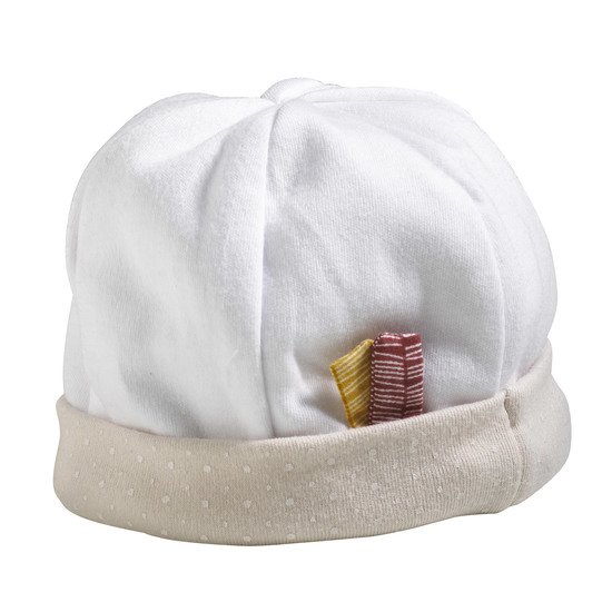 Timouki bonnet Blanc  de Sauthon Baby Déco