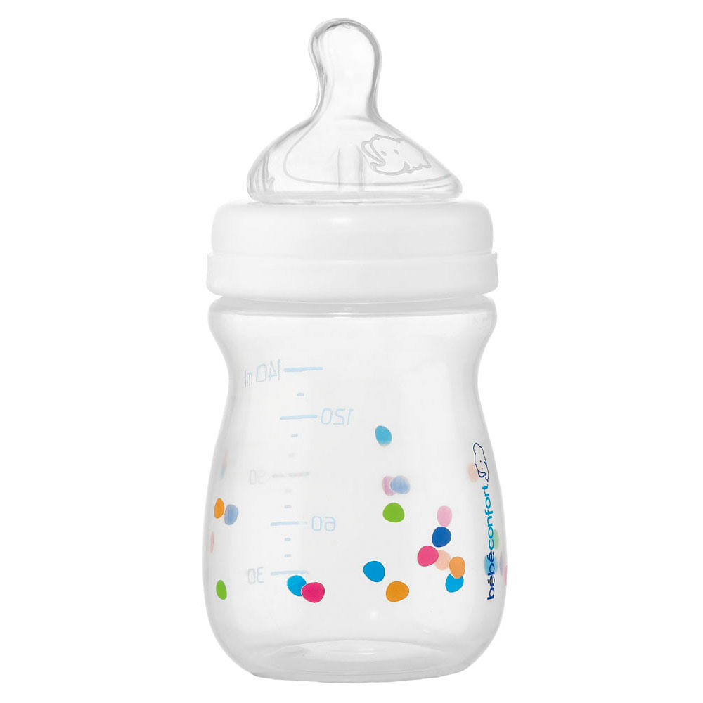 Biberon Natural Comfort Transparent 140 Ml De Bebe Confort Biberons Pp Polypropylene Aubert