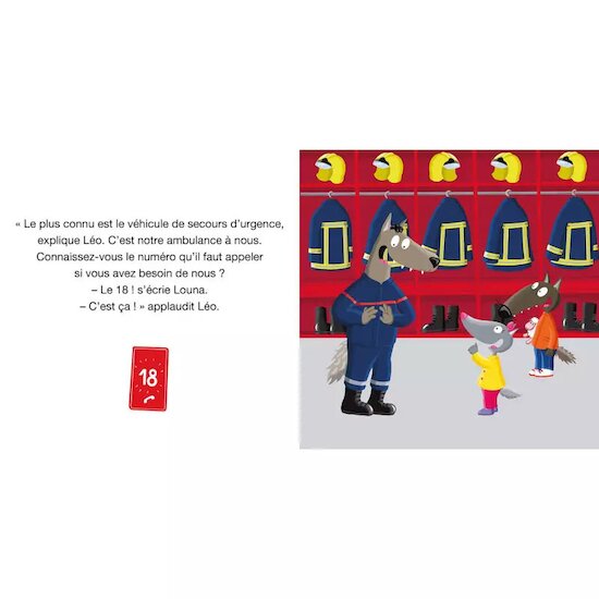 Livre P'tit Loup veut devenir Pompier   de AUZOU