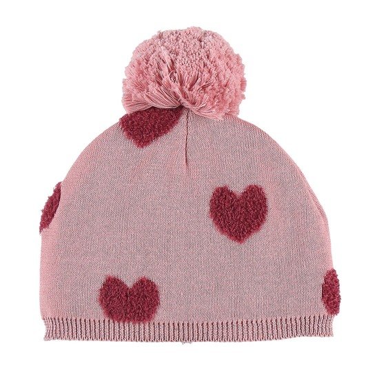 Bonnet tricot Bord de mer Rose  de Noukies