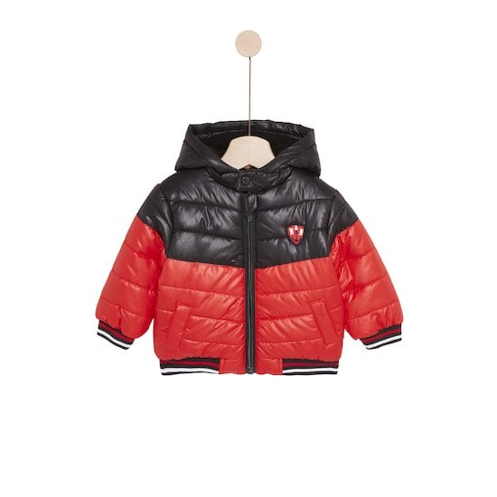 Veste courte doublée en sherpa enfant garçon/fille ECUREUIL