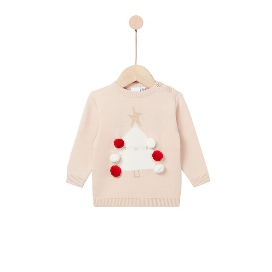 Noël Pull Rose  de P'tit bisou