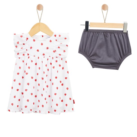 Panda & Coccinelle Robe + Bloomer Ladybug  de P'tit bisou