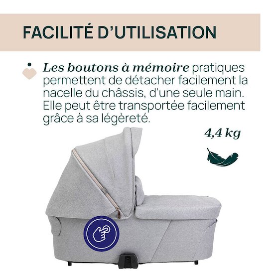 Nacelle Flexi Lunar Rock  de Chicco