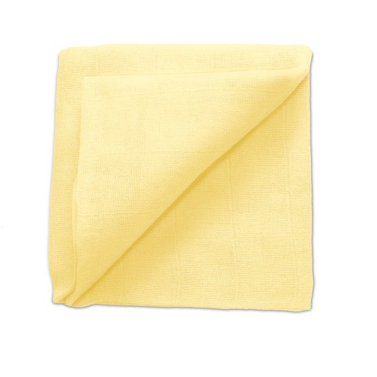 Lange 60 x 60 cm jaune clair  de Zewi Bébéjou