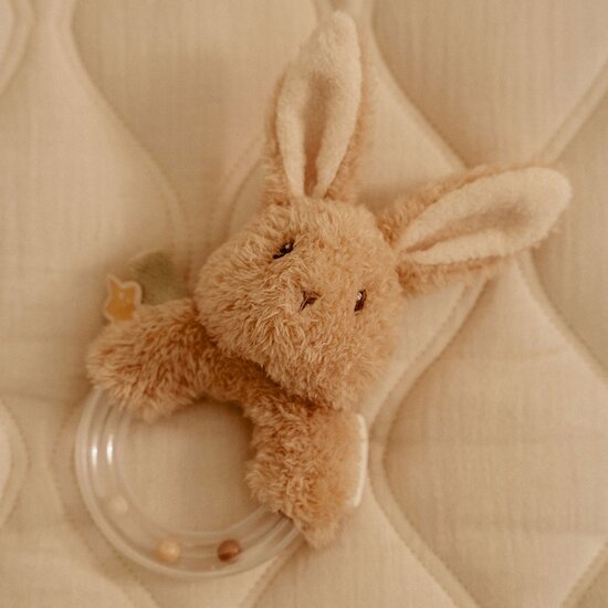 Newborn Anneau hochet lapin   de Little Dutch