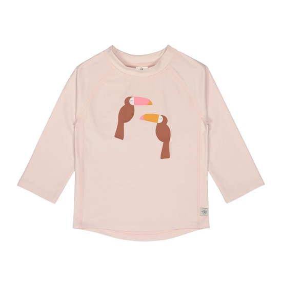 T-shirt anti-UV manches longues Toucan rose poudré 3-6 mois de Lässig