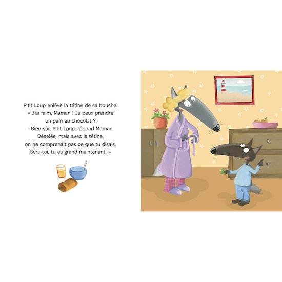 P'tit Loup n'a plus besoin de tétine Vert  de AUZOU