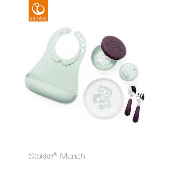 Munch set complet Menthe douce  de Stokke®