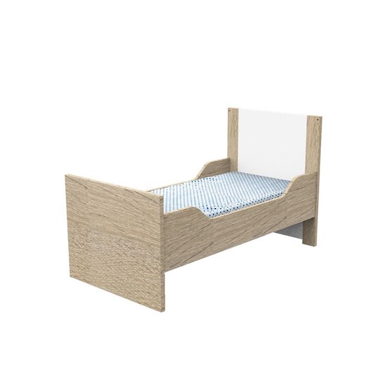 Antonin Lit bébé évolutif Bois / Blanc 70 x 140 cm de Sauthon Baby's Sweet Home Antonin Lit bébé évolutif Bois / Blanc 70 x 140 cm de Sauthon Baby's Sweet Home