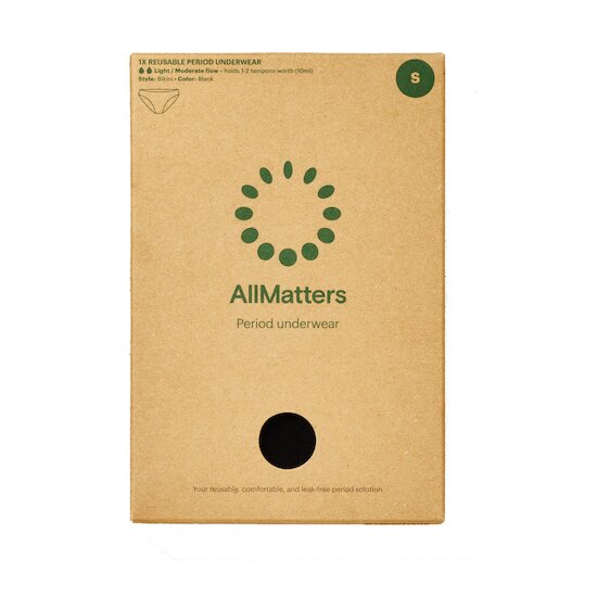 Culotte menstruelle Noir  de All Matters Culotte menstruelle Noir  de All Matters