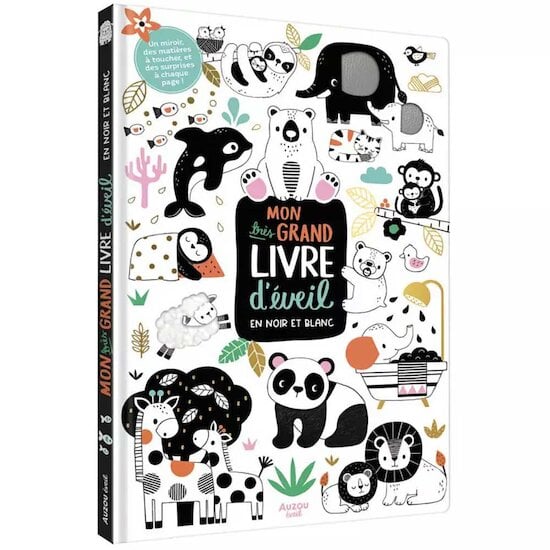 Mon très grand livre d'éveil Noir & Blanc  de AUZOU