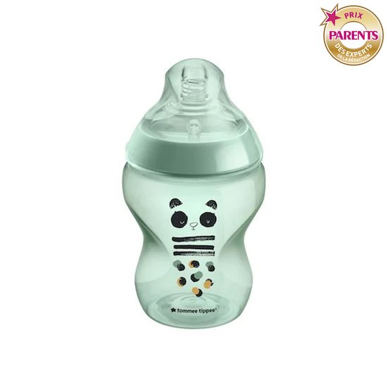 Biberon Closer to Nature décoré Bleu 260 ml de Tommee Tippee