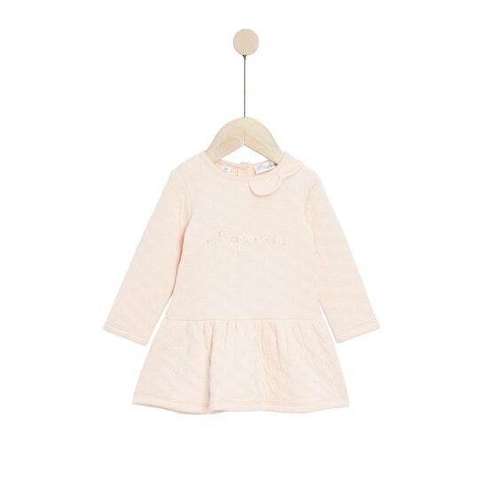 Mon écureuil chou Robe manches longues en molleton Pink Calin de Marèse Aubert Dernière chance sur la Puériculture !