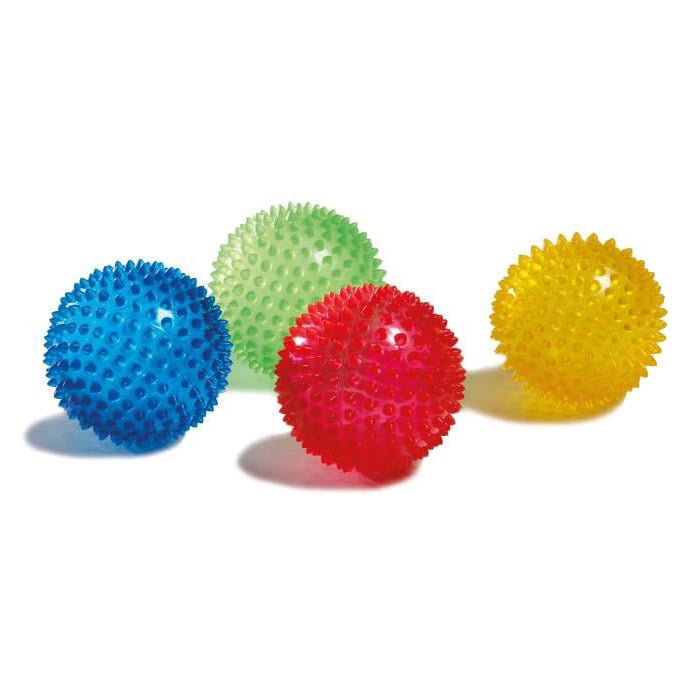 Lot de 4 balles sensorielles transparentes de BSM, Balles & ballons : Aubert