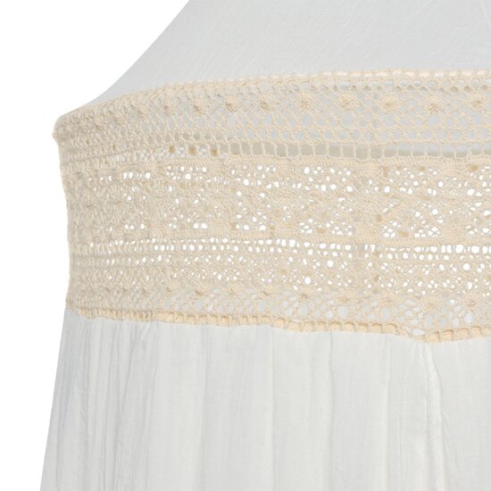 Ciel de lit Vintage Boho Lace Ivoire  de Jollein Ciel de lit Vintage Boho Lace Ivoire  de Jollein