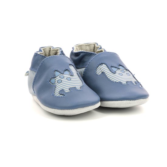 Chaussons Diflyno Bleu 17/18 de Robeez, Chaussons Garçon : Aubert