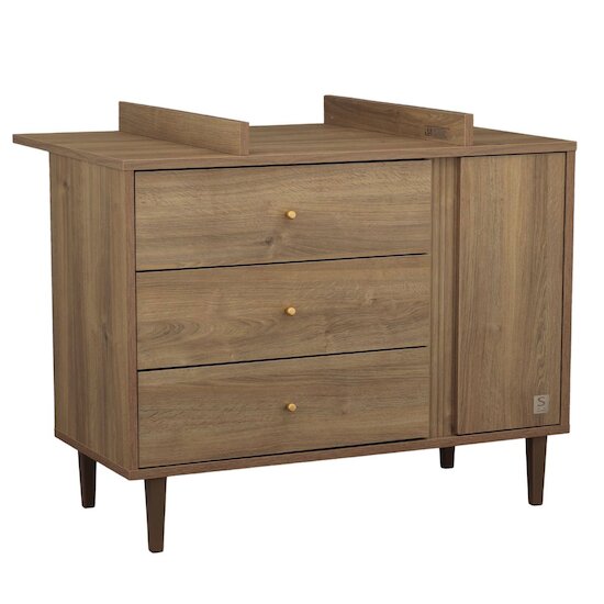 Mokka Dispositif à langer pour commode Chêne / Mokka  de Sauthon Baby's Sweet Home Mokka Dispositif à langer pour commode Chêne / Mokka  de Sauthon Baby's Sweet Home