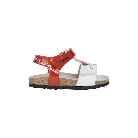 Sandales Chalki Minnie rouge Et Blanc  de Geox Respira