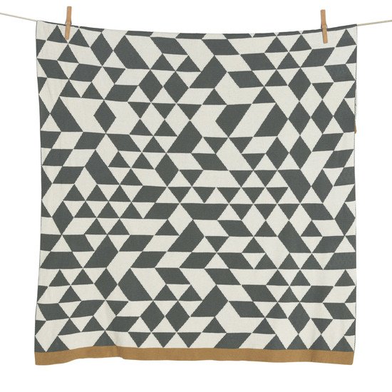 Tricot couverture 65x80 cm Triangle  de Quax