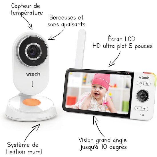 Babyphone Vidéo Wide View HD   de Vtech Babyphone Vidéo Wide View HD   de Vtech