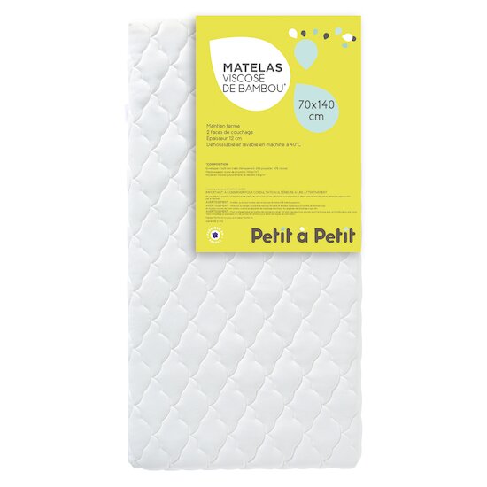 Matelas Viscose - Bambou  70 x 140 cm de Petit à petit