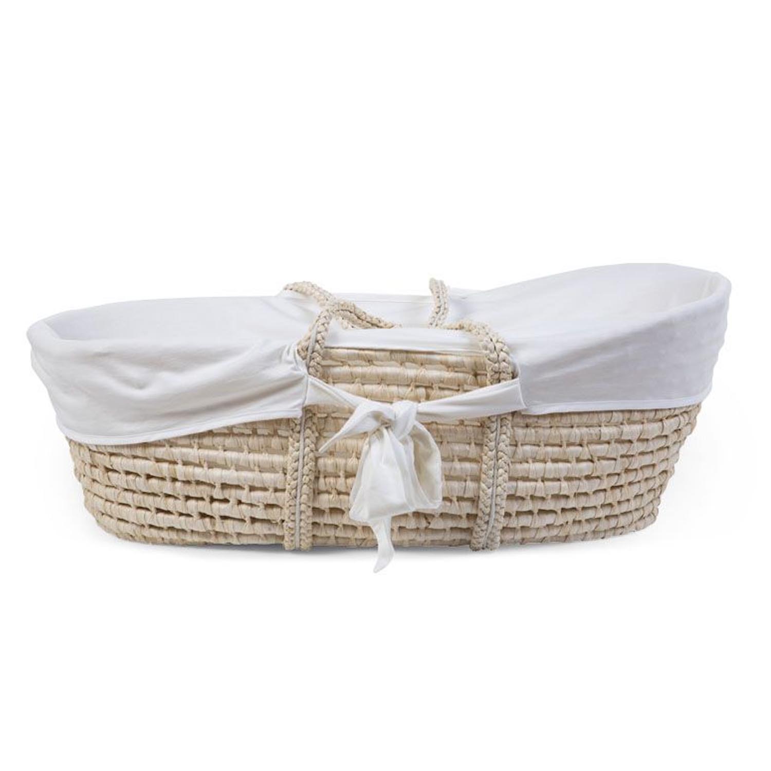 Habillage Couffin Moise Blanc Casse De Childhome Accessoires Couffins Aubert