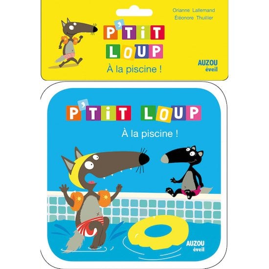 Livre de Bain P'tit Loup À la piscine  de AUZOU