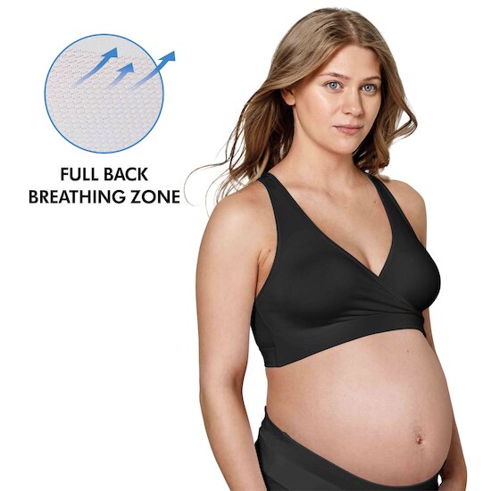 Brassière de nuit de grossesse et d’allaitement respirante Keep Cool Noir  de Medela Brassière de nuit de grossesse et d’allaitement respirante Keep Cool Noir  de Medela